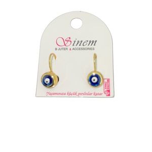 Evil eye earring